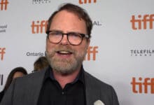 rainn wilson at toronto international film festival talking about film blackbird