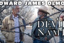 edward james olmos talking to David Straithern during The Devil Has A Name shoot