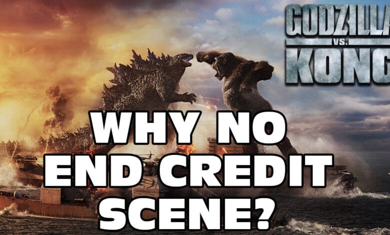 godzilla vs kong why no end credit post scene