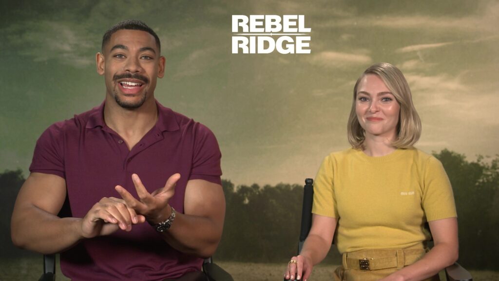 aaron pierre annasophia robb rebel ridge netflix