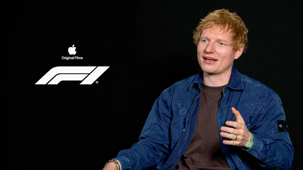 Ed Sheeran f1 movie props disney songs